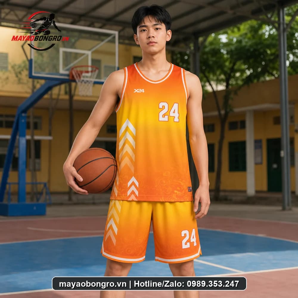 Mẫu bóng rổ Sports Cam cho học sinh trung học phổ thông, người lớn.