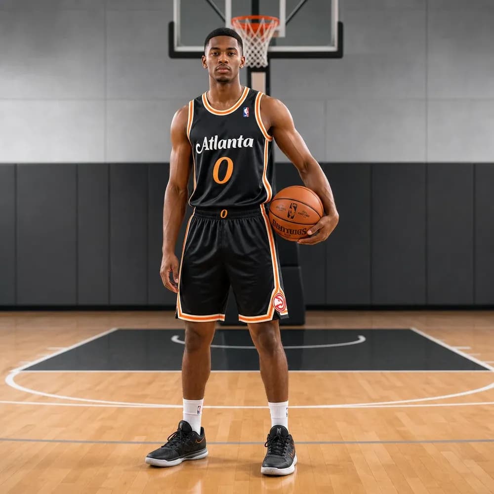 Áo Đấu Bóng Rổ Atlanta Hawks City Edition 2022/2023 - Màu Đen Sang Trọng - mặt trước