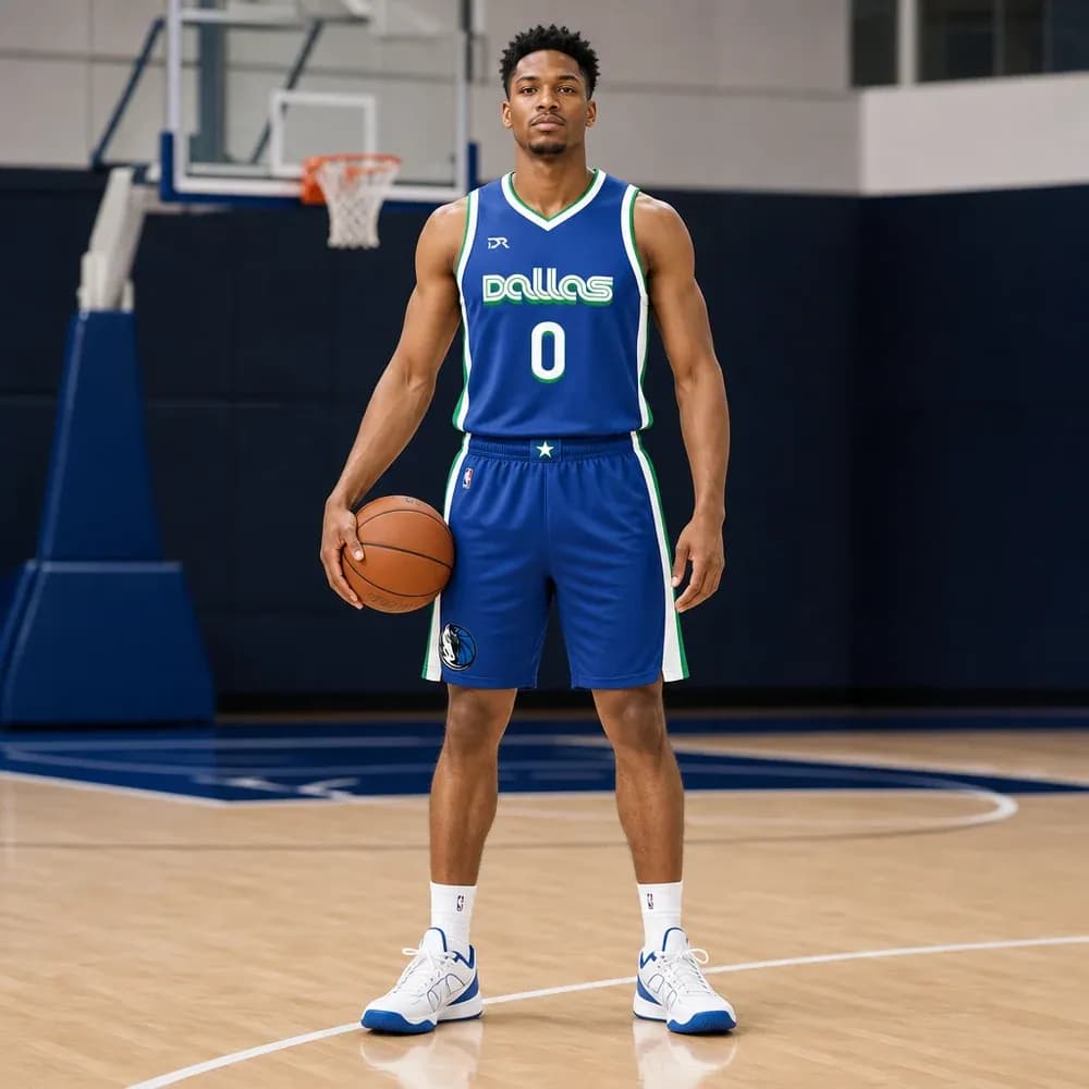 Áo Đấu NBA Dallas Mavericks City Edition 2022/23 - Xanh Lam Đậm - mặt trước