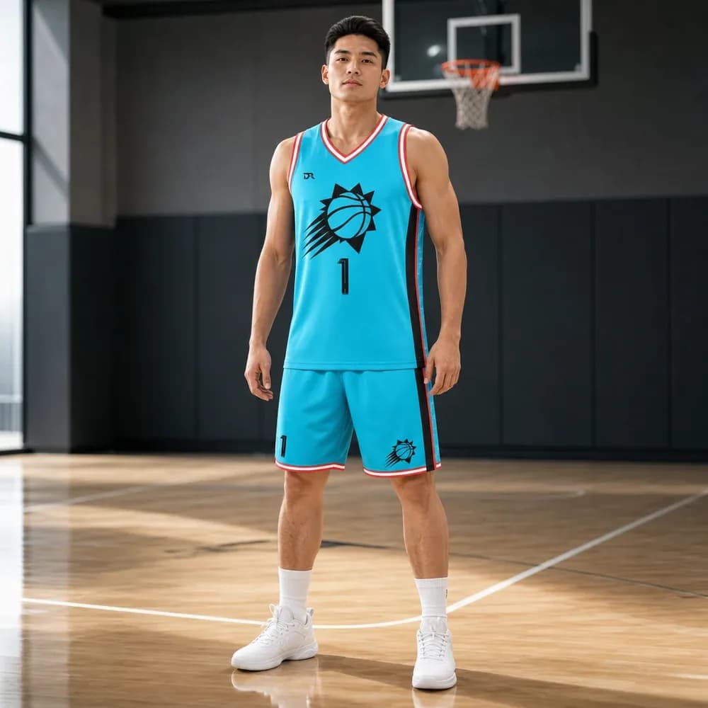 Áo Đấu Phoenix Suns City Edition 2022/23 Xanh Ngọc - mặt trước
